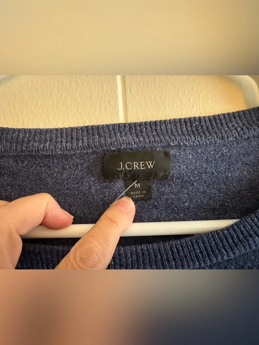 J. Crew Navy Crewneck Sweater